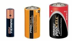 Batterijen Procell Duracell