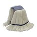 Strengenmop Microveel wit 400 gr.  met schuurband