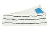 Vlakmop microvezel Wit/Grijs met insteekvak/ flap /2 ringen, 2 st.