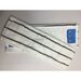 Vlakmop microvezel Wit/Grijs met insteekvak/ flap /3 ringen, 2 st.