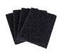 Bakplaat reiniger black- heat resistant 14 x 10cm, pakje 10 stuks