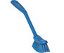 Vikan Medium Vaatborstel Smalle Borstelkop 290mm Blauw