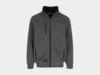 Herock OTAR Sweater met Kraag Donker Heather Grijs