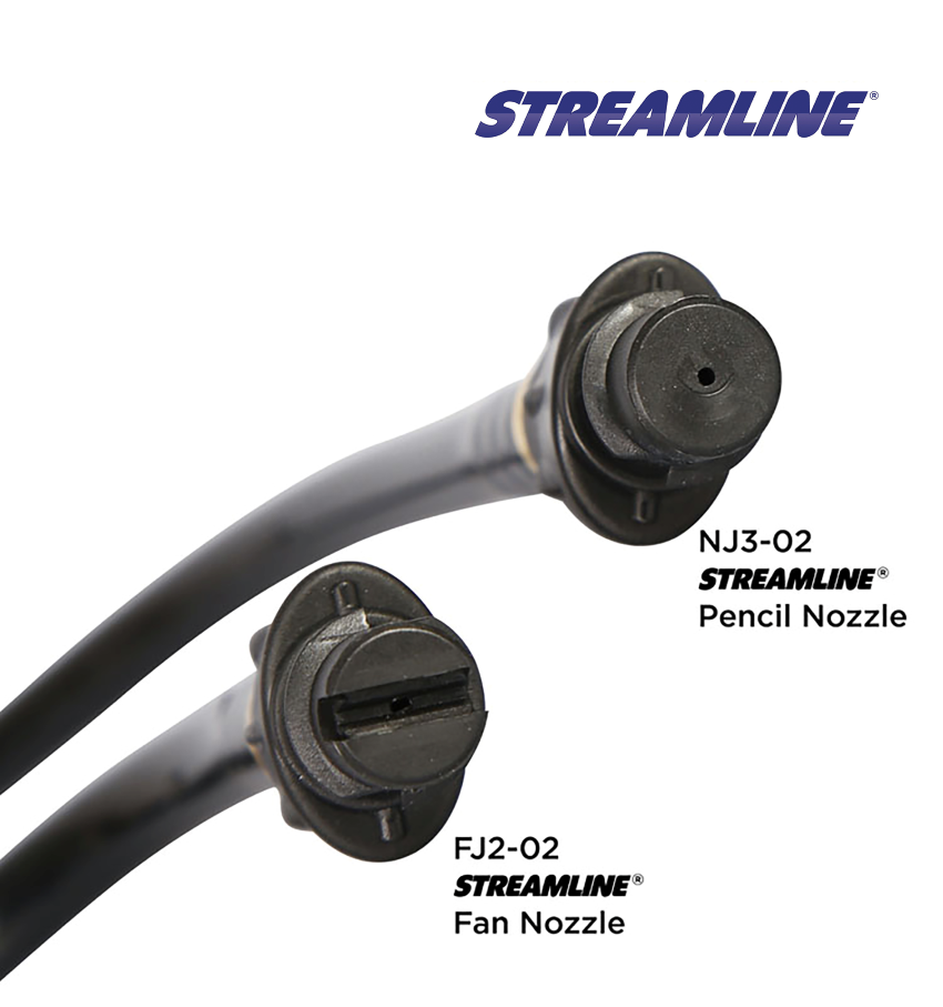 Streamline&reg; Nozzle Jet Kit &ndash; Complete Set met NJ3 &amp; FJ2 Spuitmondjes