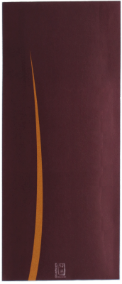 Bestekzakjes BARI BURGUNDY + YELLOW Servet  ds. 500 stuks