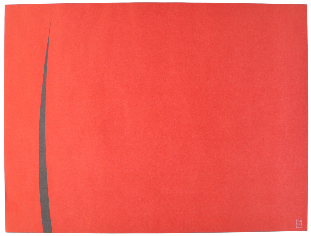 Placemat BARI RED BLACK 4x250st.
