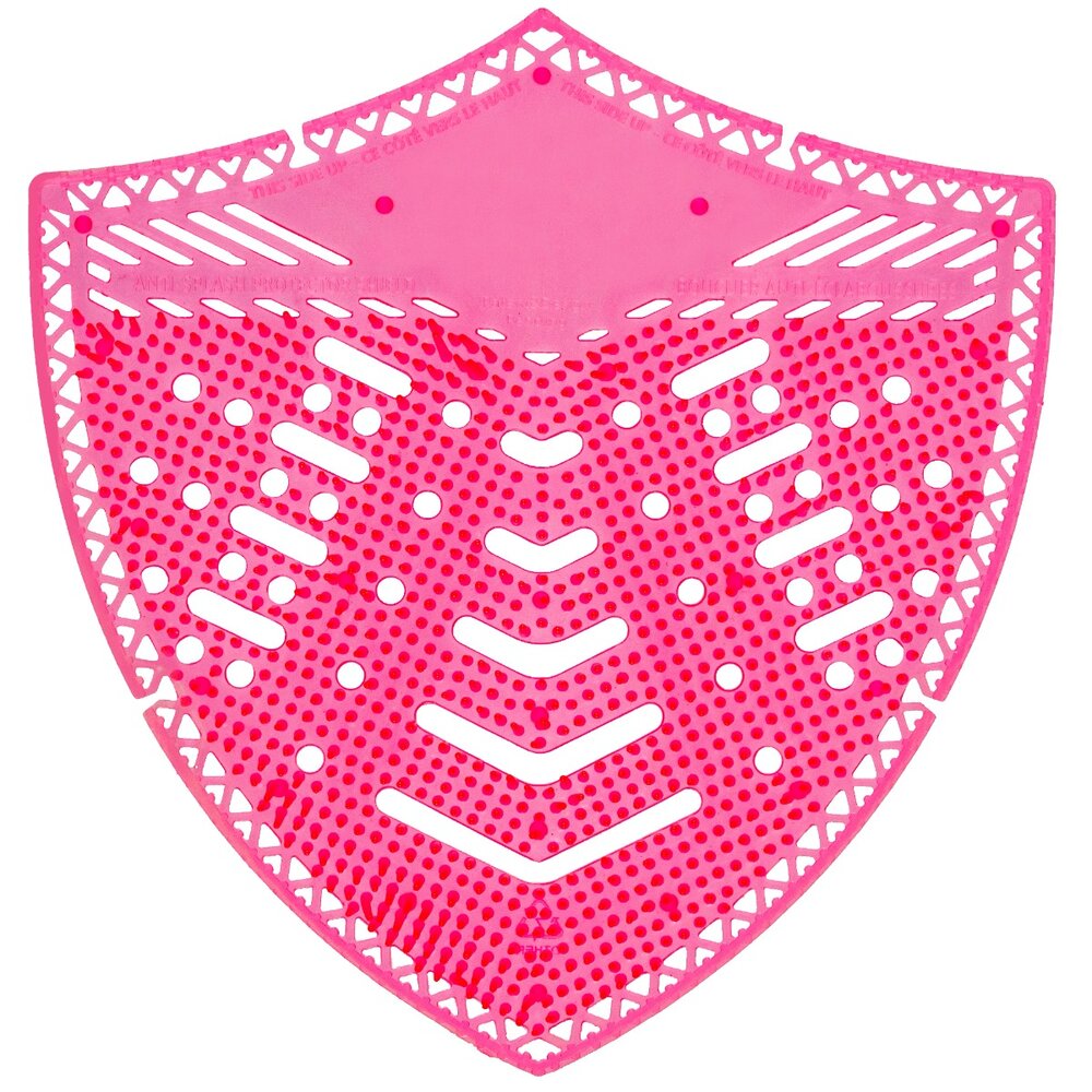 SHIELD Urinoirmatjes screen Cucumber Melon- pink, pak 10 stuks