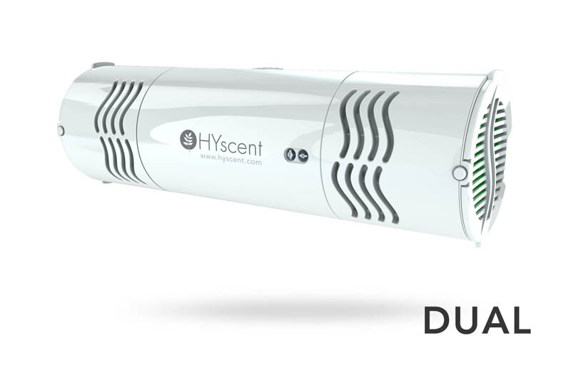 Elive Hyscent Duo luchtverfrisser wit
