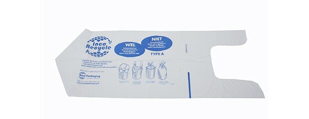 HDPE hygiene ZAK Type D INCO WIT 60x80+14cm T30, ds. 250st.