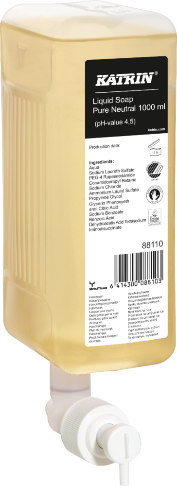 Katrin handzeep pure natural 6x1000 ML