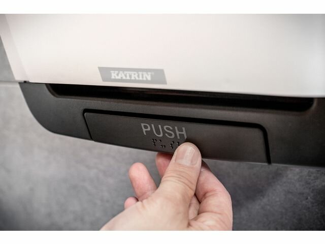 Katrin M2 inclusieve systeem handdoekdispenser - wit