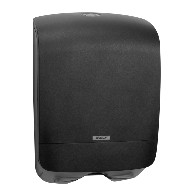 Katrin incusieve handdoek dispenser mini, zwart