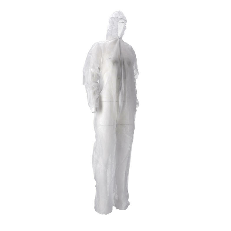 CMT pp non woven XX-large Coverall met PE coating wit ritssluiting