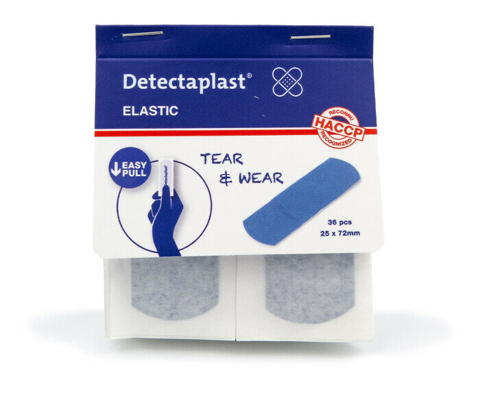 Detectaplast Tear&amp;Wear Elastic 25x72mm doos 5x36 stuks