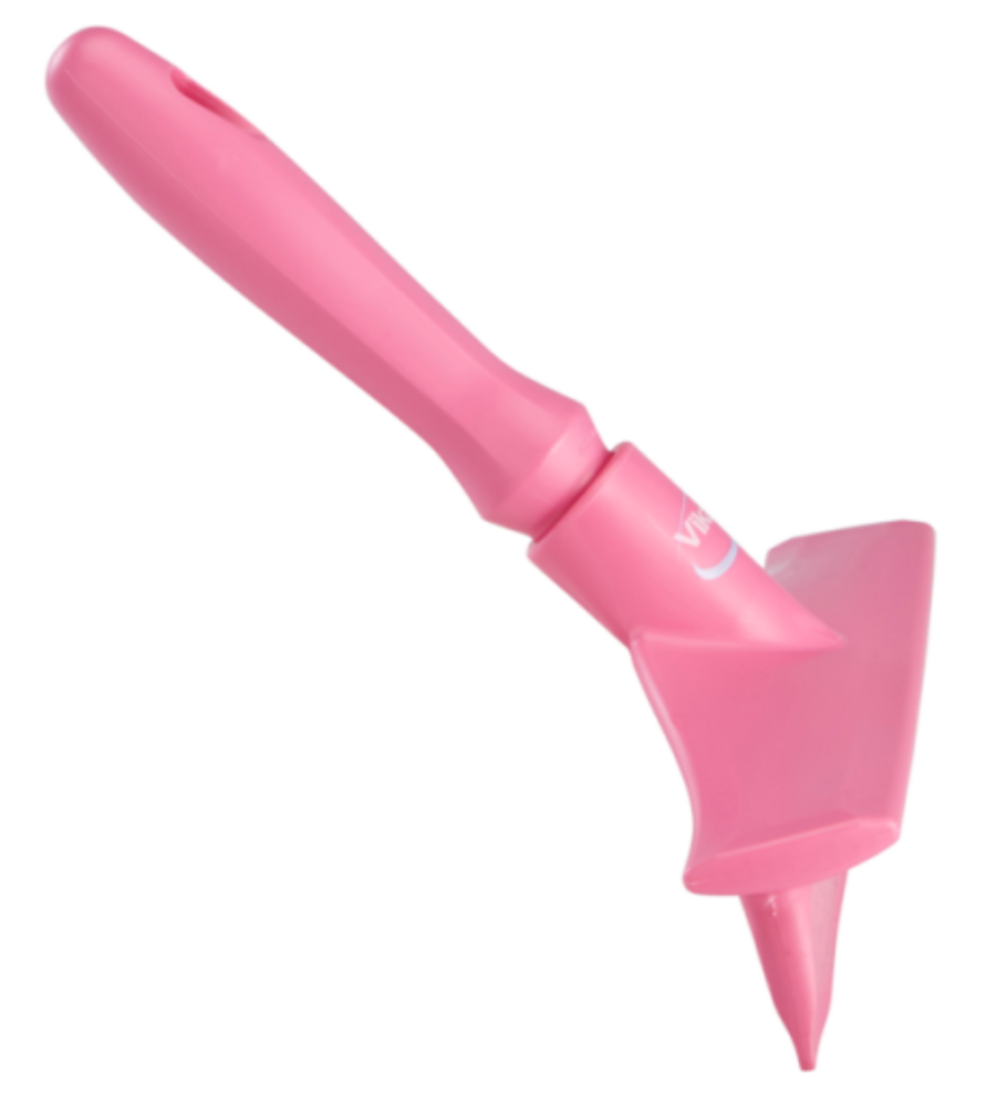 Vikan Ultra Hygi&euml;nische handtrekker Roze met Mini Handvat 245 mm