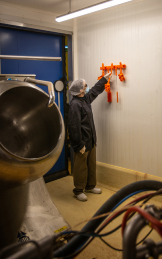 Vikan Ultra Hygi&euml;nische handtrekker Oranje met Mini Handvat 245 mm