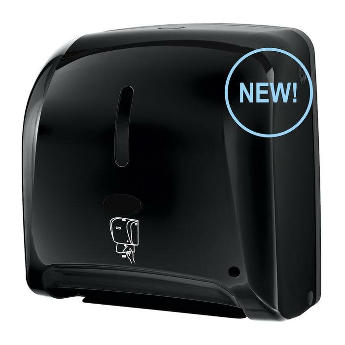 Pull'n dry mini handdoekrol dispenser zwart
