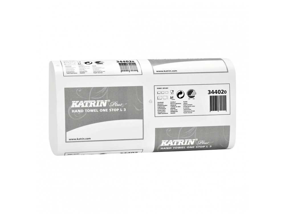 Katrin Vouwhanddoek Plus One-stop 3-laags I-vouw