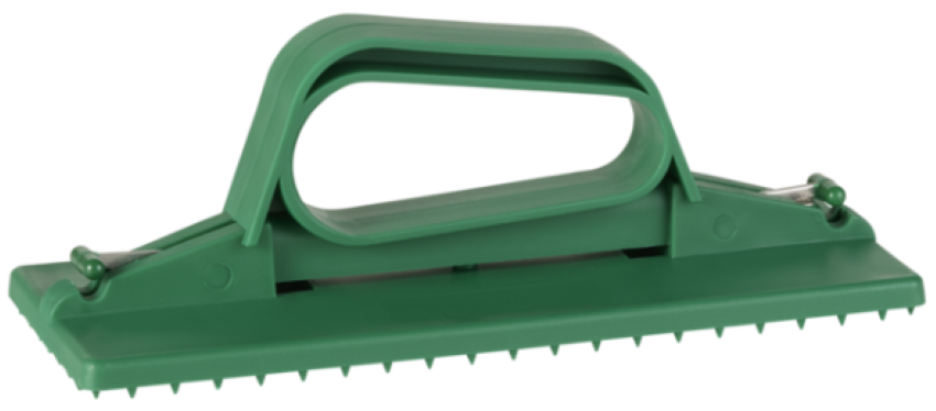 Vikan Handmodel Padhouder Groen &ndash; Voor Grondige Reiniging van Wanden, Werkbladen en Apparatuur
