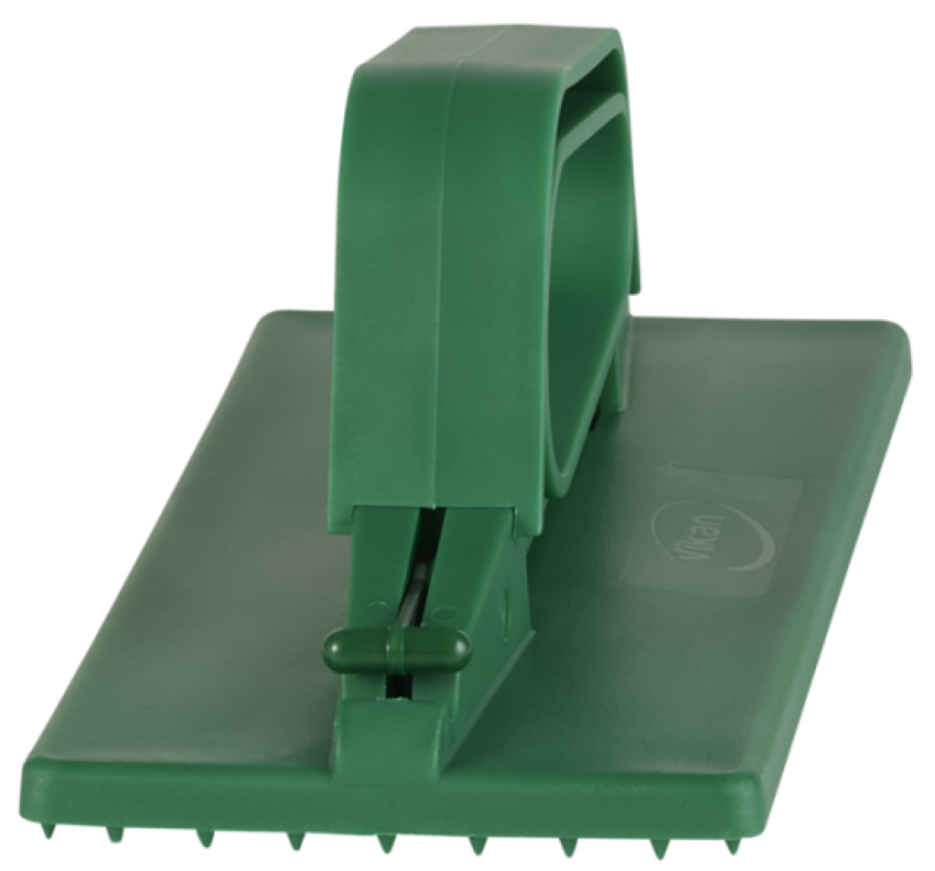 Vikan Handmodel Padhouder Groen &ndash; Voor Grondige Reiniging van Wanden, Werkbladen en Apparatuur