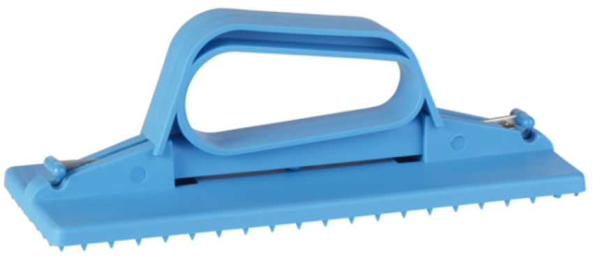 Vikan Handmodel Padhouder Blauw &ndash; Voor Grondige Reiniging van Wanden, Werkbladen en Apparatuur