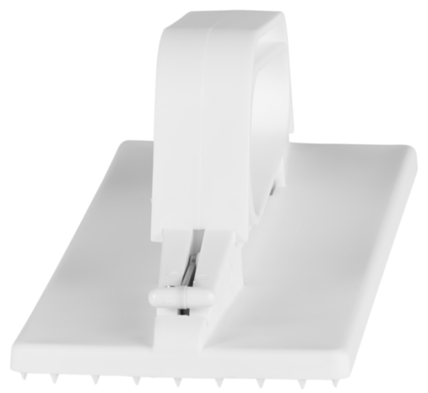 Vikan Handmodel Padhouder Wit &ndash; Voor Grondige Reiniging van Wanden, Werkbladen en Apparatuur