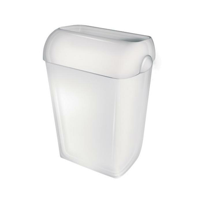 Afvalbak open 23L wit