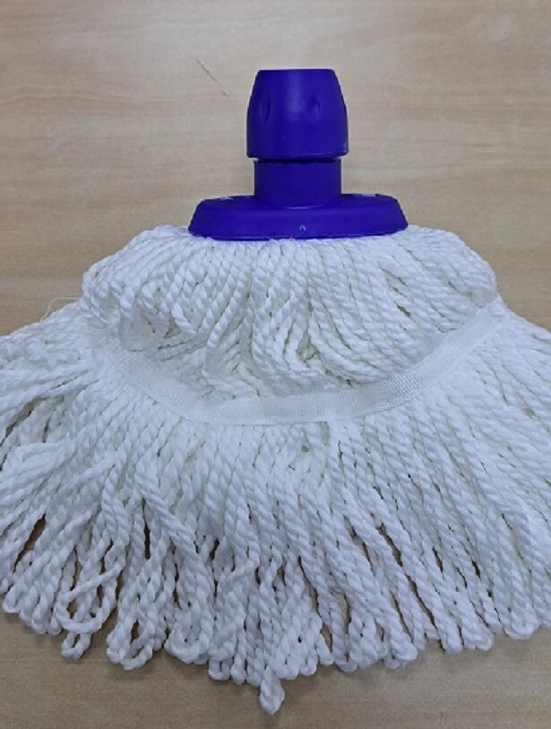 Mini mop Microvezel 200 gram WIT gelust