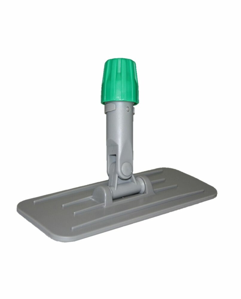 Scrubber handpadhouder met steelverbinding 23,5x10cm, grijs