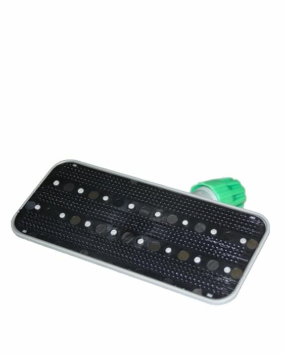 Scrubber handpadhouder met steelverbinding 23,5x10cm, grijs