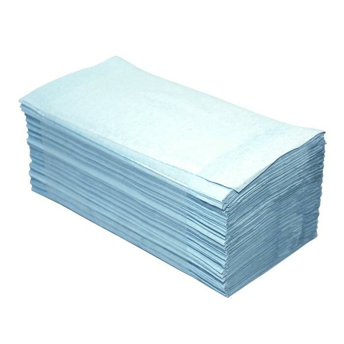 Handoek zz-vouw, blauw 1 laags (5000)