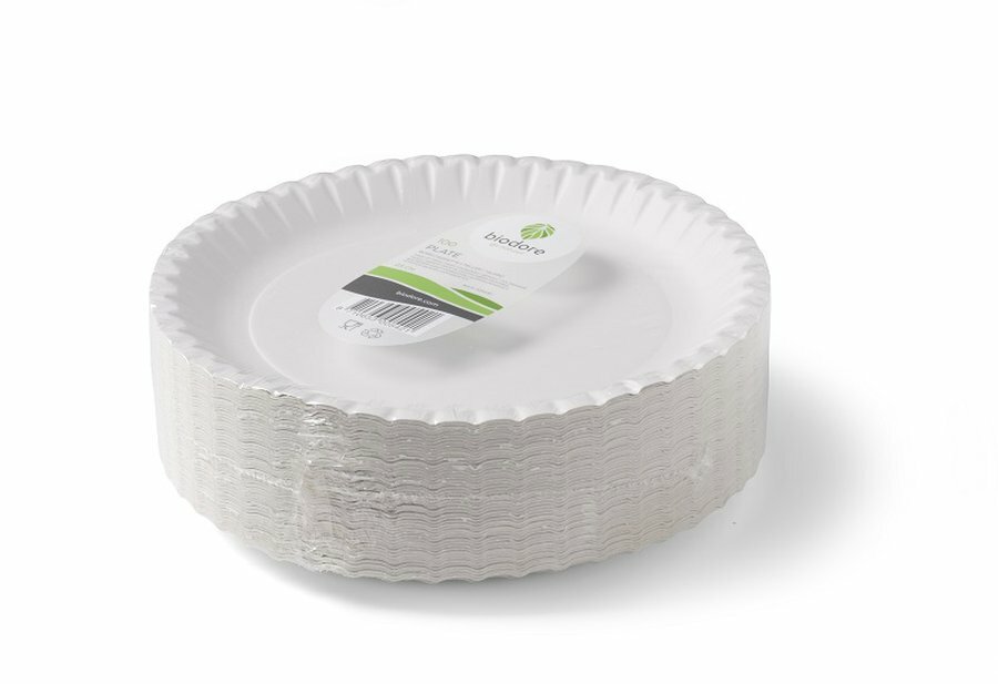 Biodore&reg; Bord, Karton, &Oslash;220mm, wit ds 8x 100st.