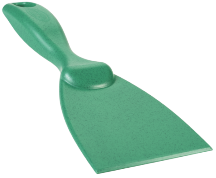 Vikan Metaaldetecteerbare Handschraper 7,5cm Groen &ndash; Smal &amp; Ergonomisch | Voor Hardnekkig Vuil