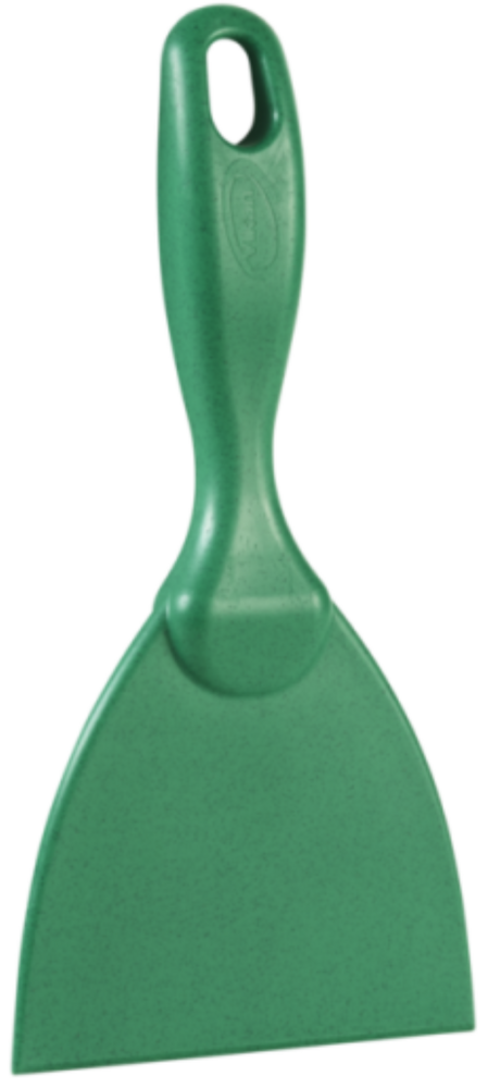 Vikan Metaaldetecteerbare Handschraper 10,2 cm Groen &ndash; Breed &amp; Ergonomisch | Voor Hardnekkig Vuil