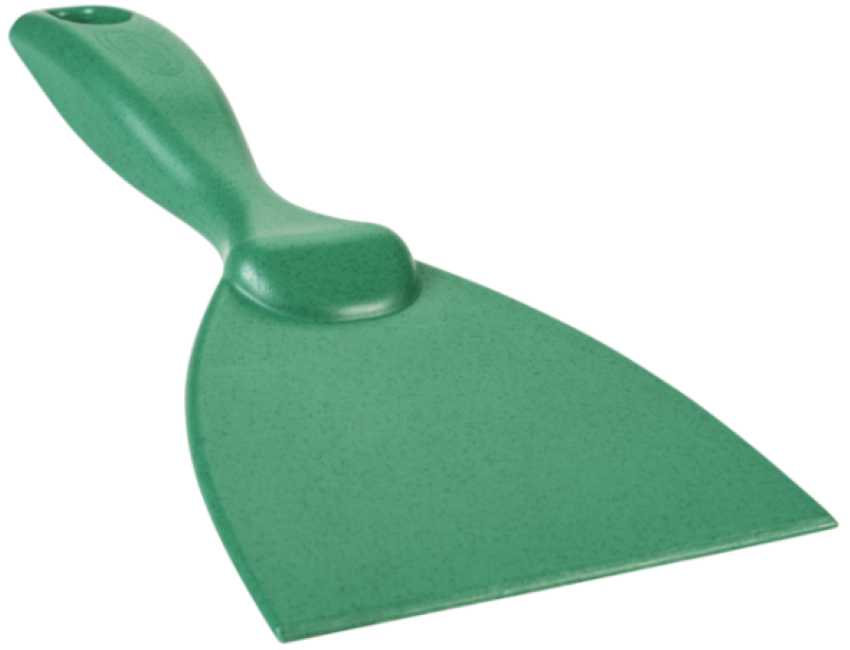 Vikan Metaaldetecteerbare Handschraper 10,2 cm Groen &ndash; Breed &amp; Ergonomisch | Voor Hardnekkig Vuil