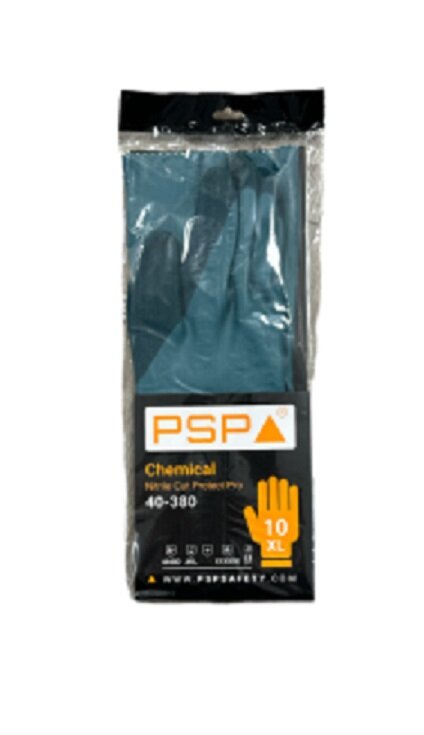 PSP handschoen XL 40-380 Chemical Nitrile Cut Protect Pro Groen per paar