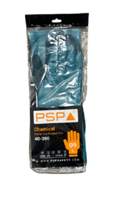 PSP handschoen L 40-380 Chemical Nitrile Cut Protect Pro Groen per paar