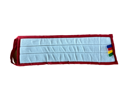 Elive Products Microvezel velcro vlakmop 40 cm, rood