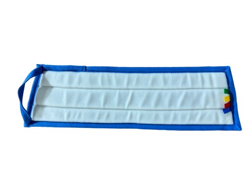 Elive Products Microvezel velcro vlakmop 40 cm, blauw