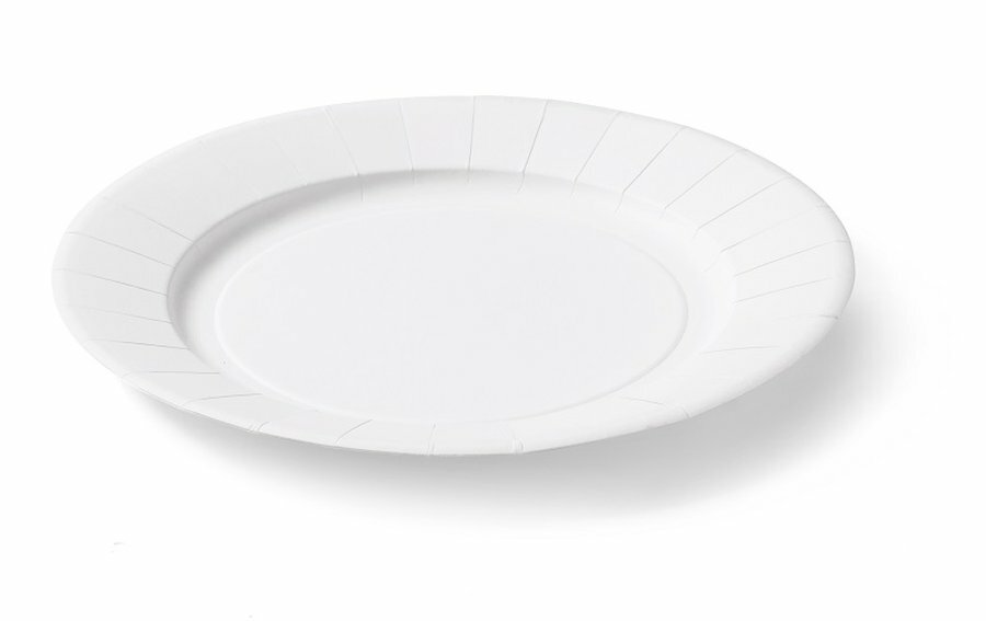 Biodore&reg; Bord, rond, Karton, &Oslash;28mm, wit