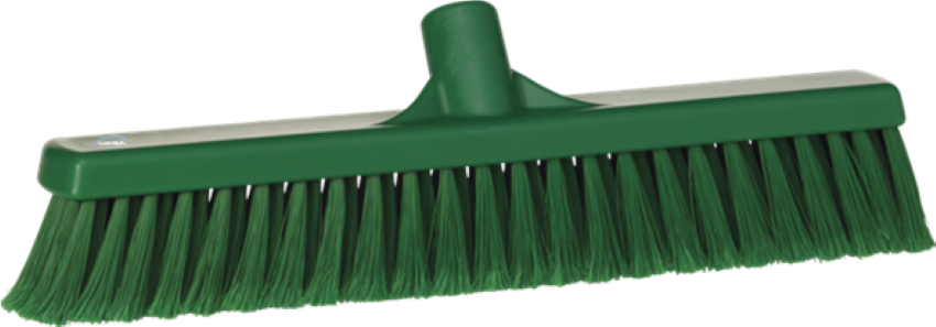 Vikan Bezem Zachte en Gespleten Borstelharen Groen 41 cm
