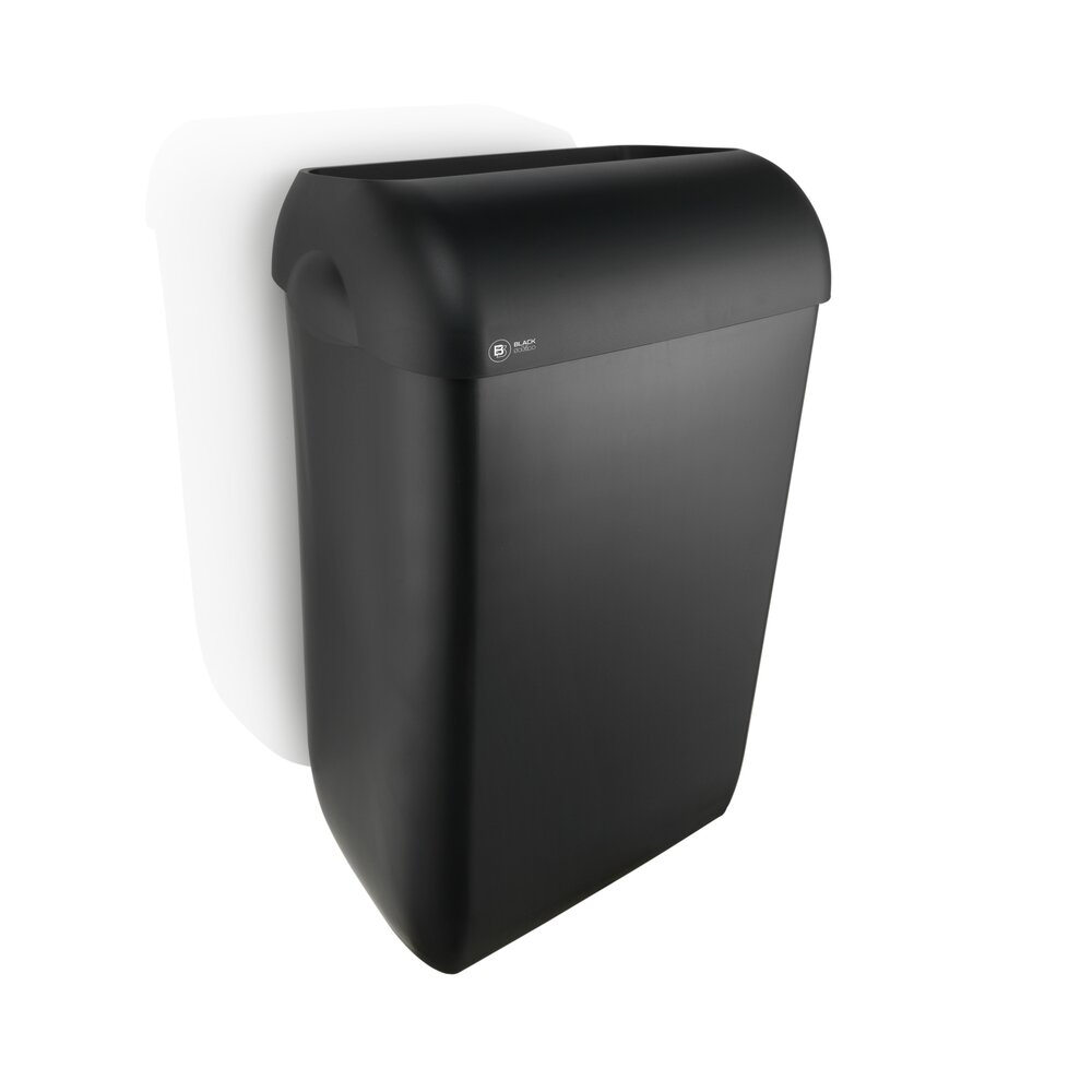 Black Satino Afvalbak 43 liter Zwart