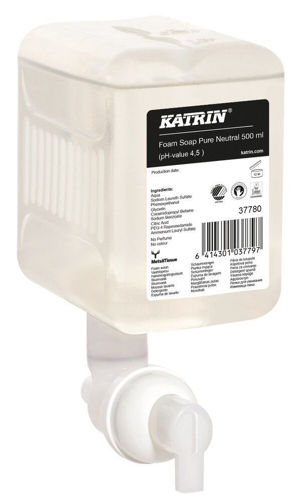 Katrin handzeep pure natural 12x500 ML