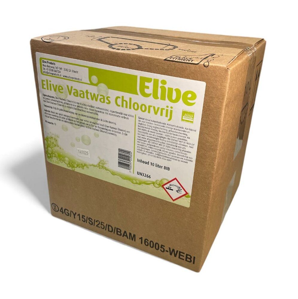 Elive Vaatwas Chloorvrij BIB 10L