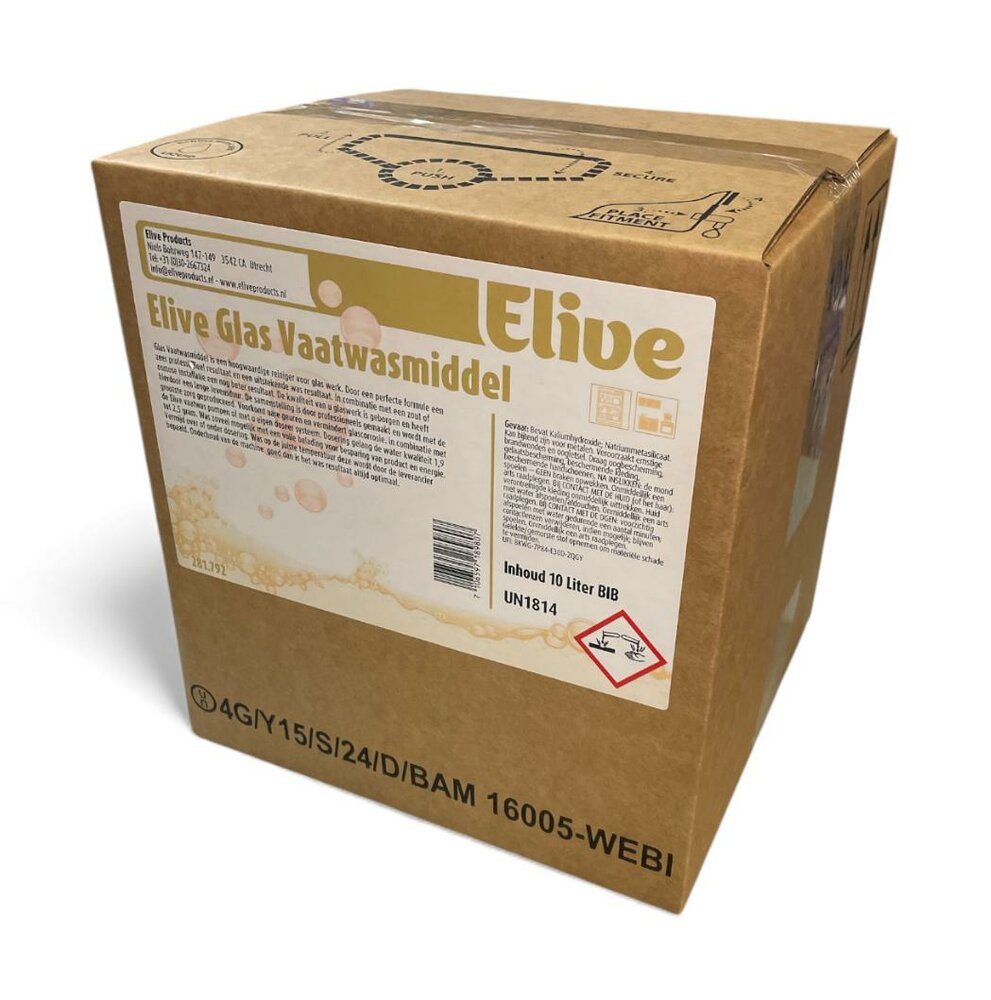 Elive Glas Vaatwasmidel BIB 10L