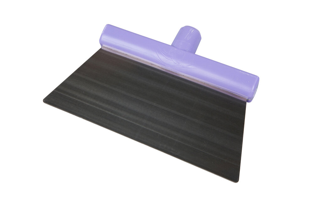FBK STALEN SCHRAPER 280 X 110 MM, RVS BLAD-paars