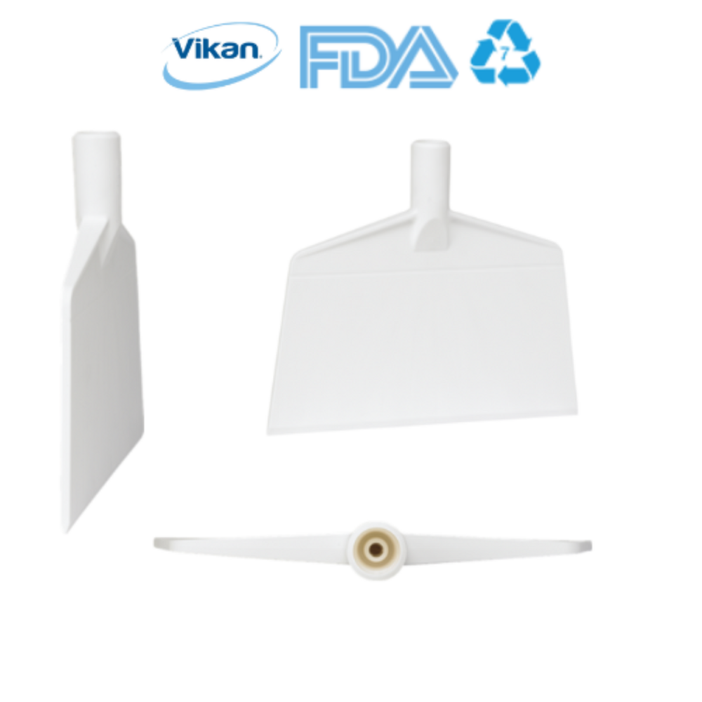 Vikan Vloerschraper 27cm Wit &ndash; Flexibel Nylon Blad, Krasvrij, HACCP Geschikt
