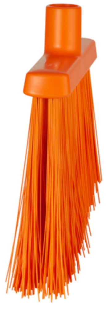 Vikan Bezem met Haakse Snede Oranje Zeer Hard 29 cm