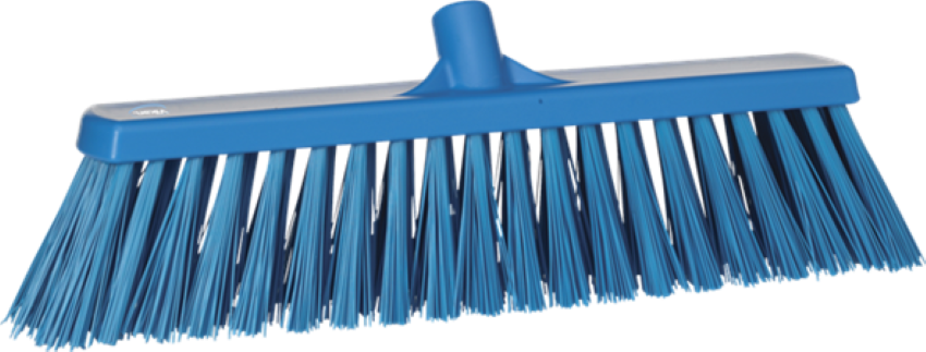 Vikan Bezem Blauw Zeer Hard 53 cm