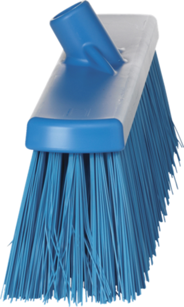 Vikan Bezem Blauw Zeer Hard 53 cm